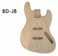 Корпус для бас-гитары HOSCO BD-11JB Jazz Bass, ольха, 2 куска