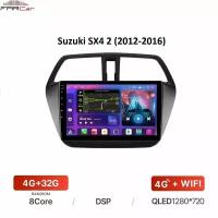 Штатная магнитола FarCar для Suzuki SX4 2 (2012-2016) на Android 10 (4gb/32gb/WiFi/BT/GPS/DSP/QLED/4G)