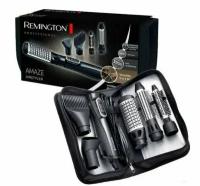 Фен-щетка для волос Remington Amaze Smooth & Volume AS1220, воздушный стайлер, 5 насадок, 1200 Вт, ионное кондиционирование, 3 температурных/скоростных режима, черный