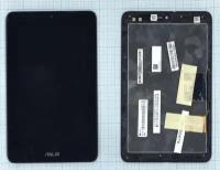 Модуль (матрица + тачскрин) для ASUS MeMO Pad ME172 ME172V черный с рамкой