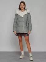 Куртка зимняя женская модная с мехом 133120