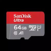 Карта памяти SanDisk MicroSDXC 64GB Ultra UHS-I 140Mb/s