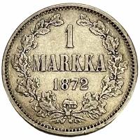 Российская империя, Финляндия 1 марка 1872 г. (S) (2)