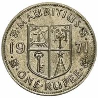 Маврикий 1 рупия 1971 г