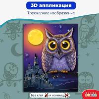 Набор для творчества Дрофа-Медиа Аппликация 3D Сова 4328