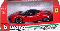 Машинка Bburago металлическая коллекционная 1:24 Ferrari R&P SF90 Stradale 18-26028