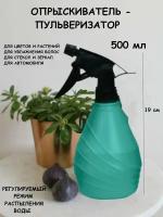 Пульверизатор распылитель 500 мл лазурит Ю2-105, опрыскиватель садовый, для мытья окон, для цветов и растений