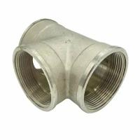 Тройник никелированный 2" внутренняя резьба GENERAL FITTINGS (troyniknikel2vnGF)