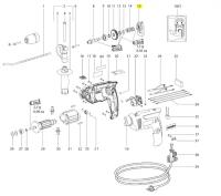 Фланец редуктора SB 561/SBE 561/SBE 601 METABO 316025220