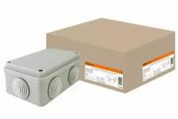 Коробка распред. 120х80х50мм IP55 с гермоввод.TDM