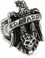 Печатка Ed Hardy, размер 20.5, серебряный