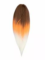 Hairshop Канекалон Вау Джау Рыжая лиса 1,4м/100 г/1В/Orange/White