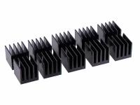 Набор крепления Alphacool GPU RAM Aluminium Heatsinks 15x15mm 10 Stk Black 17155