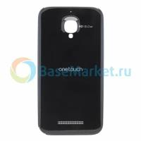 Задняя крышка для Alcatel One Touch 7025D Snap (черная) OEM