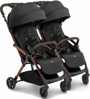 Leclerc Baby Прогулочная коляска для двойни Influencer (Black Brown)