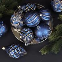 Winter Deco Набор пластиковых шаров Winter Candy: Blue 8 см, 16 шт 220023