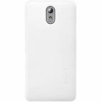 Накладка Nillkin Frosted Shield пластиковая для Lenovo Vibe P1m White (белая) + пленка