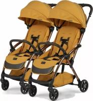 Leclerc Baby Прогулочная коляска для двойни Influencer Air (Golden Mustard)