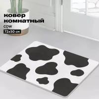 Коврик в комнату велсофт 72х50 см "Crazy Getup" Cow рис. 16585-1