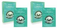 Маска для лица JMSolution, Marine Luminous Black Pearl Balancing Mask, тканевая, 2 уп