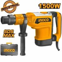 Перфоратор SDS-Max INGCO RH1500528 INDUSTRIAL 1500 Вт 2-15 Дж