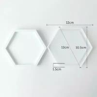 Форма силиконовая универсальная «Шестиугольник», размер изделия 11,6 × 10,1 × 1,2 см