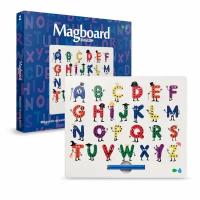 Планшет для рисования магнитами Назад К Истокам Magboard Алфавит English, цвет белый MGBB-ENGLISH