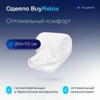 Одеяло buyson BuyRelax, 205х172 см, 2-х спальное, всесезонное, с наполнителем эвкалиптовое волокно и полиэфир