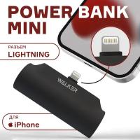 Повербанк для iphone 5000 mAh, разъем Lightning, WALKER, WB-950, внешний аккумулятор, power bank для телефона, пауэр банк на айфон, пауэрбанк, черный