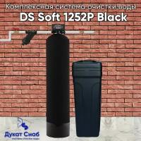 Автоматическая система очистки воды DS 1252P black под загрузку. Комплект фильтр умягчения и обезжелезивания воды для дома, квартиры и дачи. Потребители до 4 человек