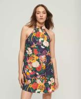 Платье; Ж; HIGH NECK SLEEVLESS MINI DRESS; Цвет 9WY Wheel Navy Floral; Размер 10