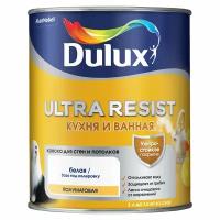 DULUX ULTRA RESIST кухня И ванная краска с защитой от плесени и грибка, полумат, база BW (1л)_NEW