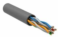 Кабель связи витая пара U/UTP (23AWG) кат.6 4х2 LSZH ITK, IEK LC1-C604-121 (1 м.)