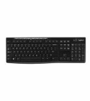 Клавиатура Logitech K270 черный/белый