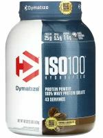 Изолят протеина Dymatize ISO100 Hydrolyzed 1400 г, Шоколад