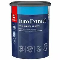 Краска Tikkurila Euro Extra-20 (Евро-20) 0,9л белый (база А)