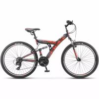 Горный велосипед Stels Focus V 26 18-sp V030 18" Темный-синий/Оранжевый