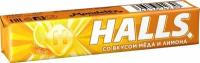 Леденцы Halls со вкусом меда и лимона 25г x3шт