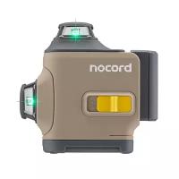 Уровень лазерный Nocord, 3х360, с аксессуарами