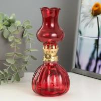 Керосиновая лампа декоративная "Алладин" красный 8*8*20 см RISALUX