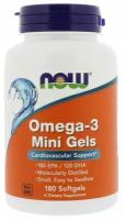 NOW Omega-3 Mini Gels 180 капсул