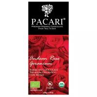 Шоколад Pacari Roses горький с лепестками андской розы