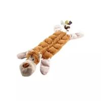 Игрушка для собак GIGWI Dog Toys Обезьяна с 19-ю пищалками (34 см)