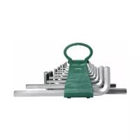 H02MH118S Набор ключей торцевых шестигранных удлинителей 1, 5-19 мм. 18 предметов JONNESWAY H02MH118S