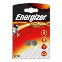 Батарейка для часов Energizer LR43/186, в блистере 2шт