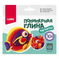 Магниты из полимерной глины LORI "Красочные рыбки" (Пг-006)