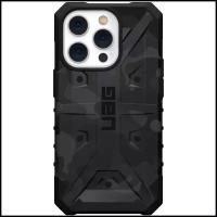 Чехол Urban Armor Gear (UAG) Pathfinder SE Series для iPhone 14 Pro, цвет Черный камуфляж (Black Midnight Camo) (114058114061)