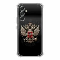 Дизайнерский силиконовый с усиленными углами чехол для Гэлакси А54 5Ж / Samsung Galaxy A54 5G Герб России