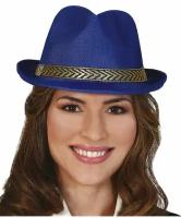 Синяя шляпа Fedora (18142)