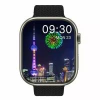 Cмарт часы HK9 PRO PREMIUM Series Smart Watch Amoled Display, iOS, Android, Bluetooth звонки, Уведомления, Черные